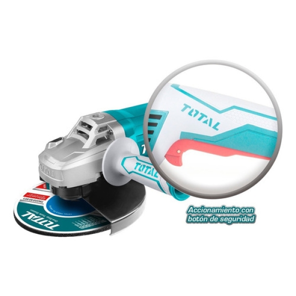Amoladora Angular Industrial Total 3000w 9 230mm Tg1302306 - Imagen 3