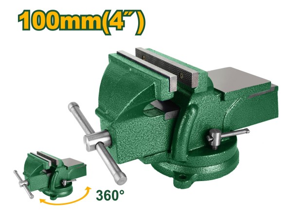 Morsa De Banco 4 Base Giratoria Jadever Jdbv1a04 - Imagen 2