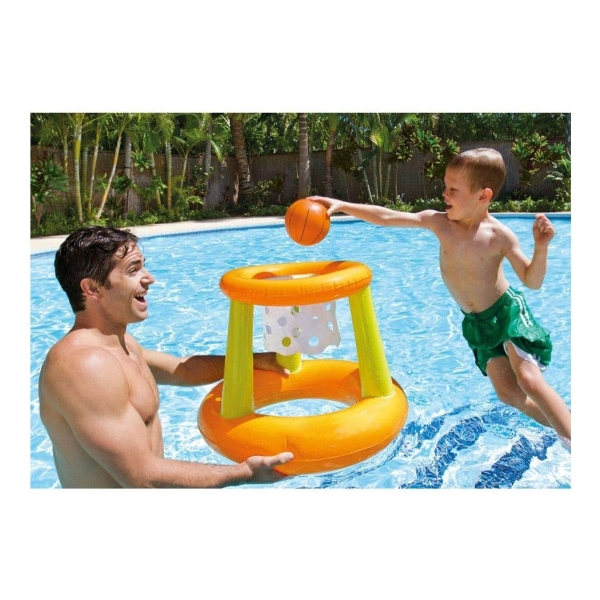 Inflable Juego Piscina Flotador Aro Basket Intex 58504 - Imagen 2