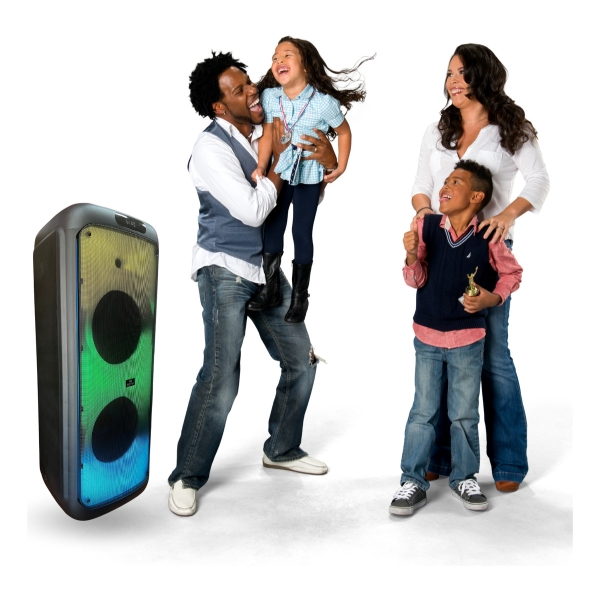 Torre Audio Parlante Fm Usb Mic Litio 8000 Pwpo Karaoke 2x12 - Imagen 6