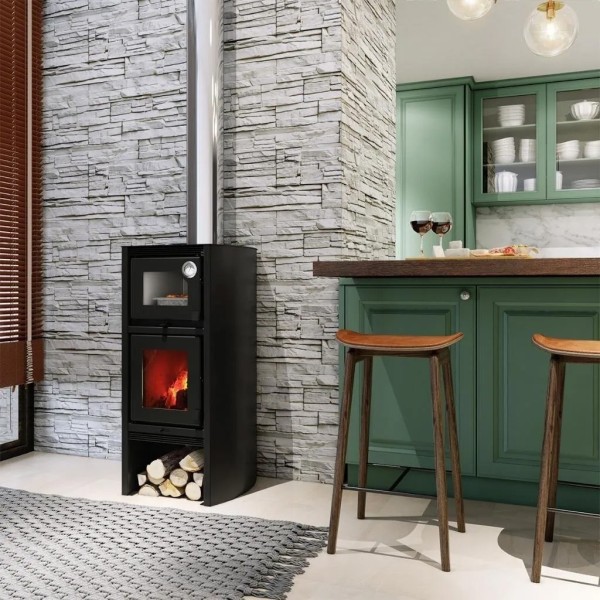 Calefactor Horno Doble Combustion Metavila Lyon Salida Pared - Imagen 3