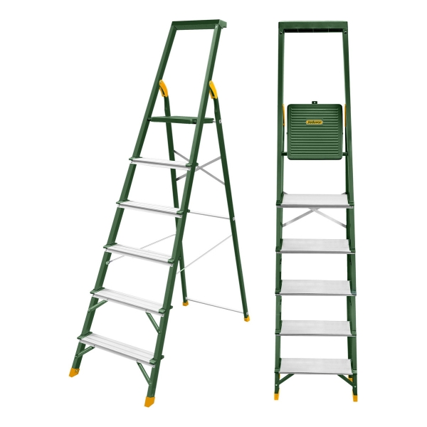 Escalera Aluminio 6 Escalones Jadever Jdld1h06