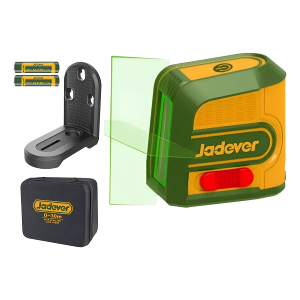 Nivel Laser Cubo Verde Autonivelante 30m Jadever 2 Líneas