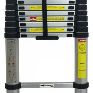 Escalera Aluminio Telescopica Plegable 14 Esc 4m Hasta 150kg