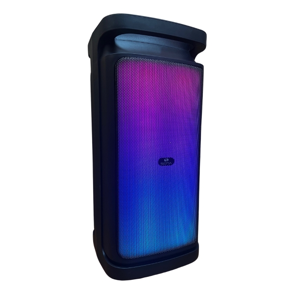 Parlante Bluetooth Usb Fm Rgb Ligth Bateria Litio Partybox - Imagen 3