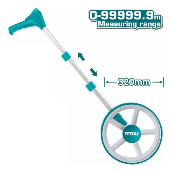 Medidor De Distancia Con Rueda Odometro Total Tmt19945 - Imagen 2