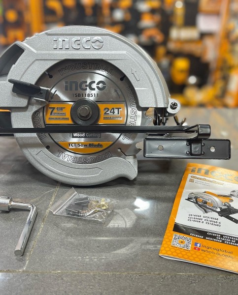 Sierra Circular Ingco Cs18568 185mm 1600w 5000rpm - Imagen 3