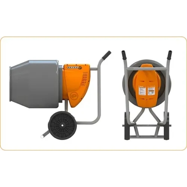 Hormigonera Trompito Deper 1hp 150l Toma Industrial A/obra - Imagen 5