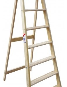 Escalera De Madera Familiar 8 Escalones 1.88mts