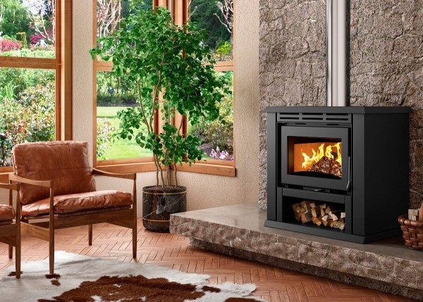 Calefactor Leña Ecologico Doble Combustion Monarch 140 Mt2 - Imagen 2