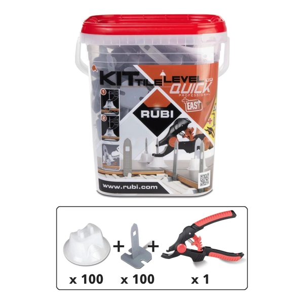 Kit Nivelacion Ceramica Porcelanato Rubi Rubi Tile Level - Imagen 2