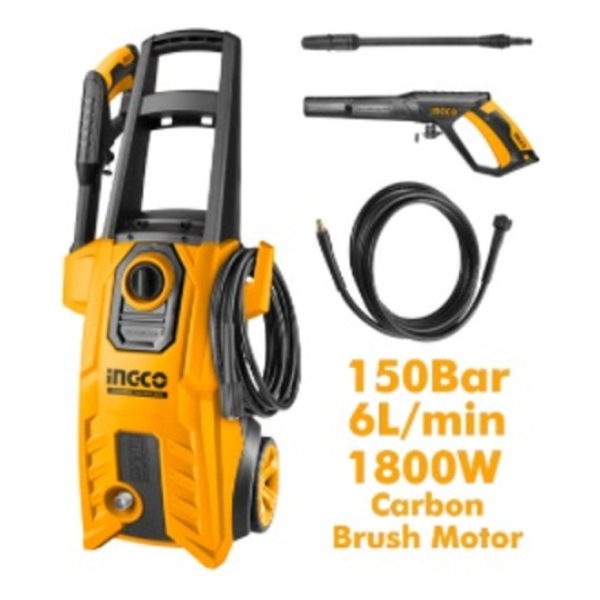 Hidrolavadora Ingco 150bar 1800w Profesional Hpwr18008 - Imagen 2