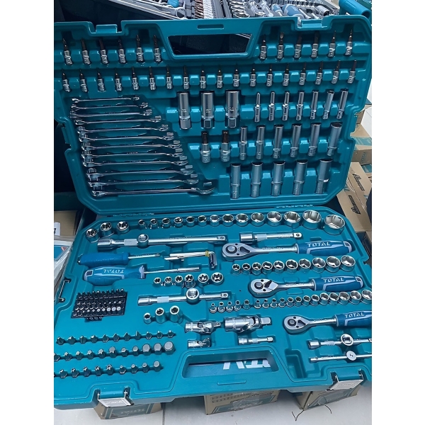 Set De Herramientas Total 216 Piezas Llave Criquet Y Dados - Imagen 3