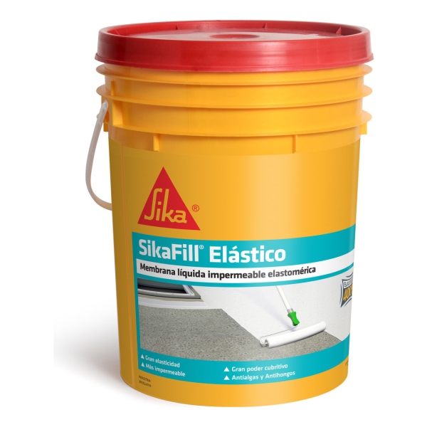 Membrana Liquida 4 Kg Pintura Sikafill Elastico Sika - Imagen 2