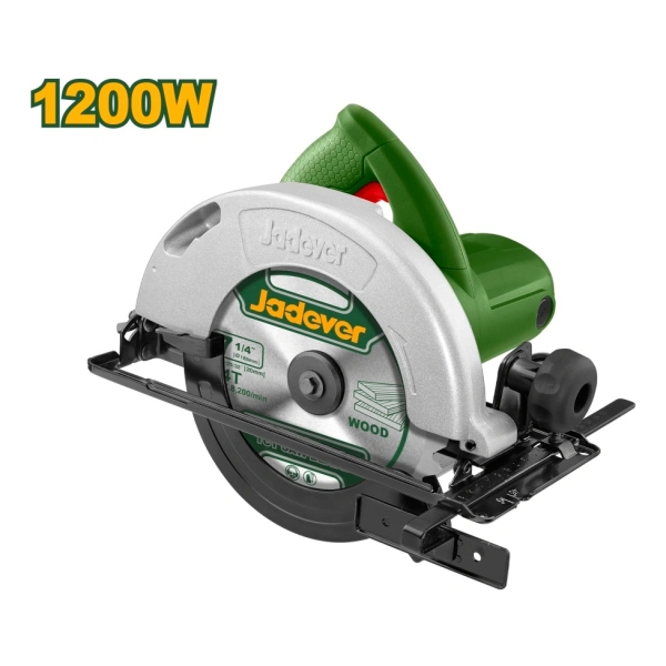 Sierra Circular 1200w 7 1/4 Jadever Jdcw1512001 - Imagen 2