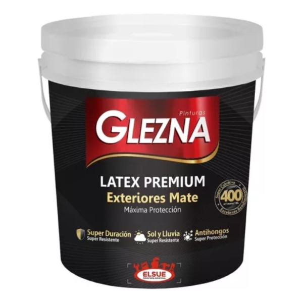 Pintura Glezna Super 18l Exterior Premium 200 Mt2 Envio Grat - Imagen 2