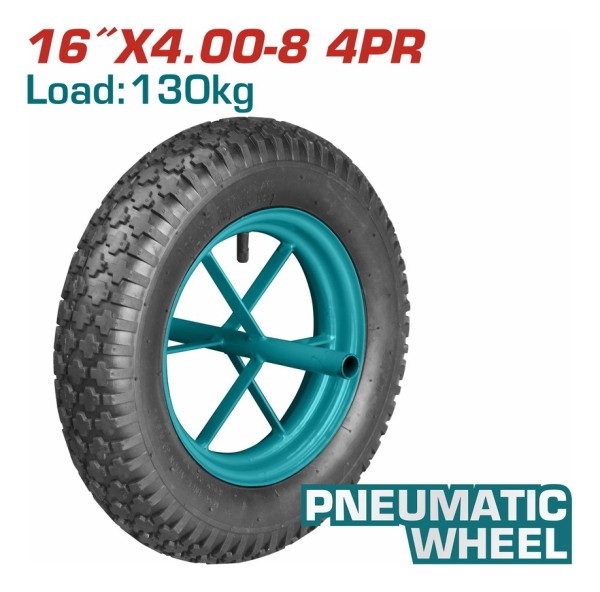 Rueda Inflable Neumatica P/carretilla 16 130kg Total - Imagen 2