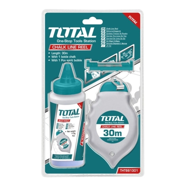 Tiralíneas Total 30m, Chocla - Carretel Línea Tiza Tht661301