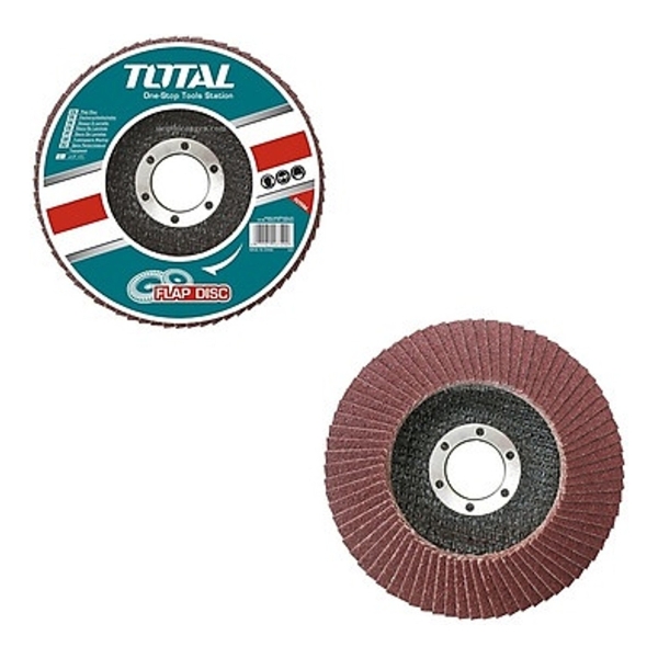 Pack X10 Discos Flap Acero Madera P40 Total Tac631151 - Imagen 3