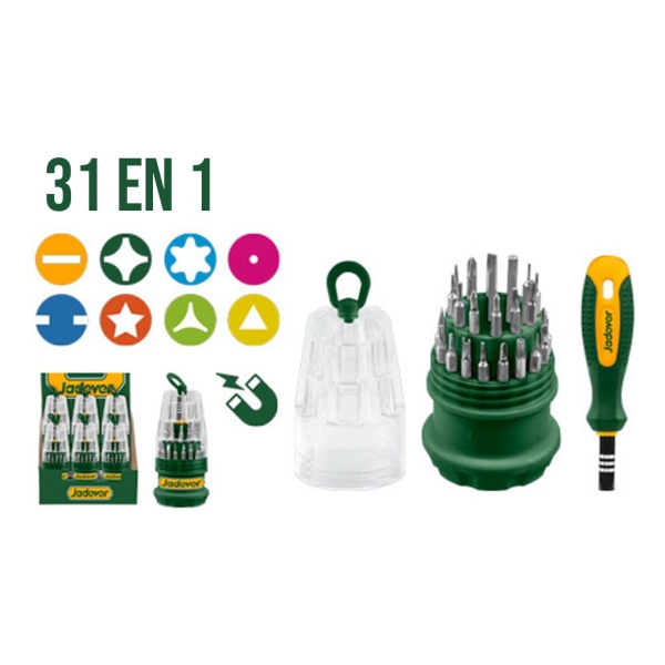 Set 31 En 1 Destornillador De Precision Jadever Jdss1j31 - Imagen 2