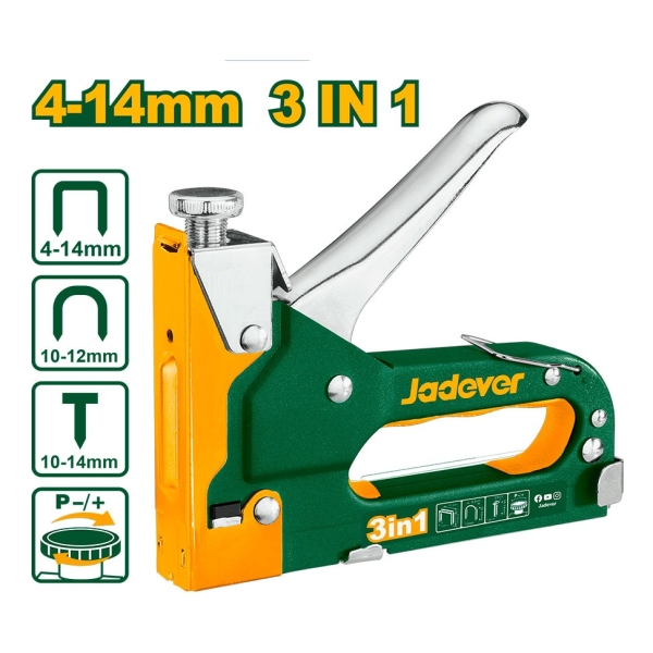 Clavadora Engrampadora Manual 3 En 1 Jadever Jdgu2614 - Imagen 3