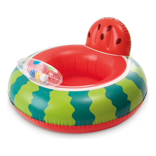 Flotador Con Bombacha Sandia Infantil Sonajero Intex 56592 - Imagen 3
