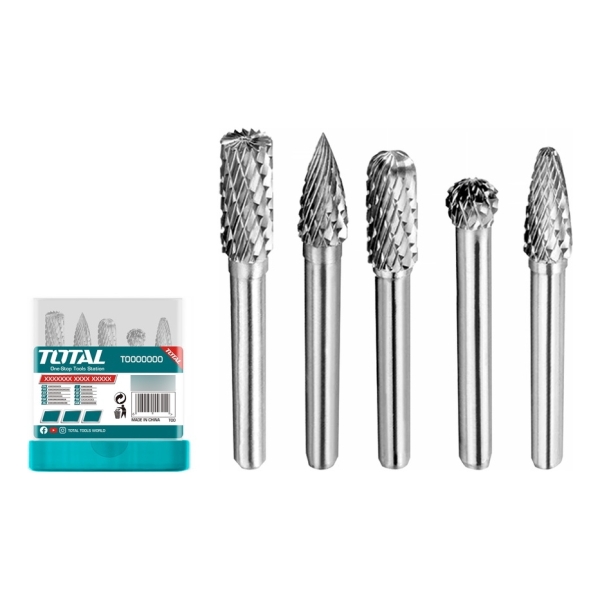 Set 5 Fresas De Tugsteno 6 Mm Total Takc0651 - Imagen 3