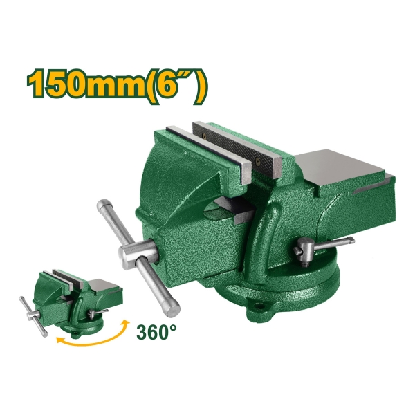 Morsa De Banco 6 Base Giratoria Jadever Jdbv1a06 - Imagen 2