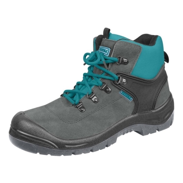 Zapato Bota Seguridad Cuero Con Punta De Acero Total T 44