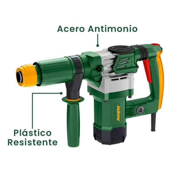 Martillo Demoledor 1300w 15j Enc Hexagonal Jadever - Imagen 2