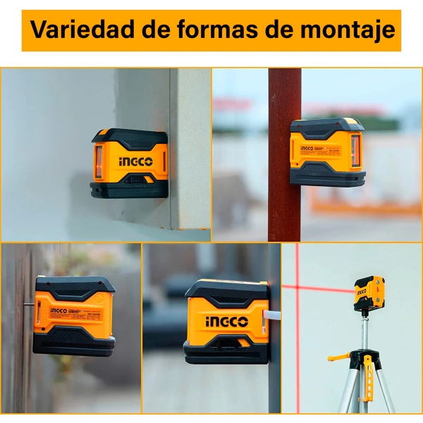 Nivel Laser Imantado Autonivelante Con Tripode Ingco Elsue - Imagen 4