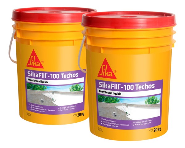 Membrana Líquida Sikafill - 100 Techos 20+20 Kg Colores