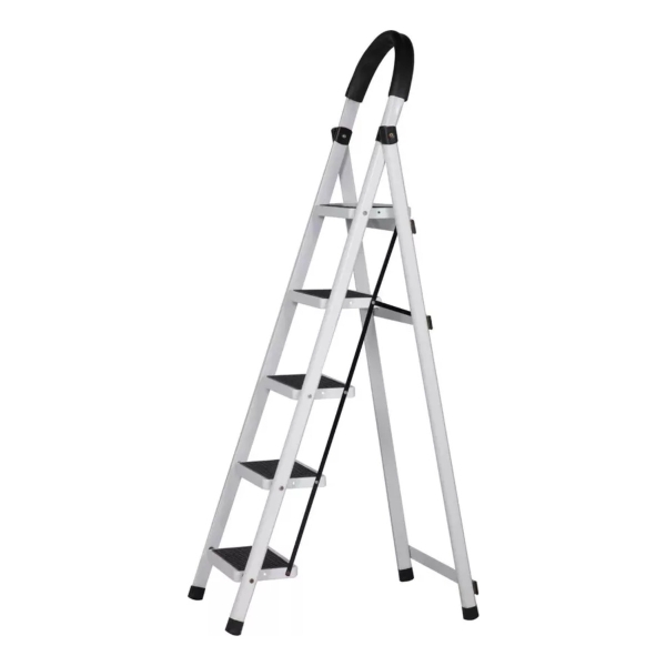 Escalera Metal Familiar Plegable Tijera 5esc 1.5m Hasta 150k - Imagen 3