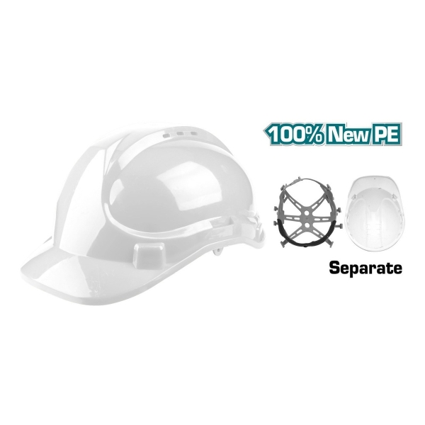 Casco Obra Certificado Seguridad Blanco Tsp2609 - Imagen 2