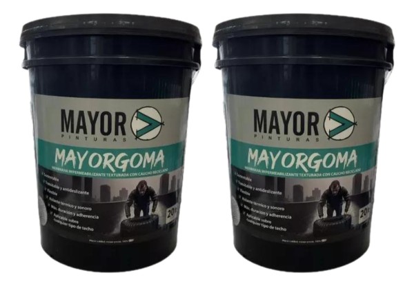 Membrana Impermeabilizante Mayorgoma 20+20 Caucho Neumaticos