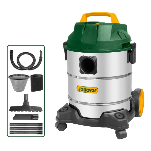 Aspiradora Seco Húmedo 1200w Tanque Metálico 30l Jadever