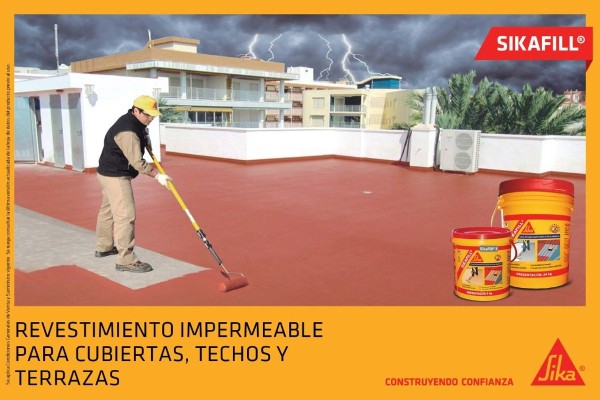 Pintura Membrana Liquida Sikafill Elastico 20 + 4 Kg Elsue - Imagen 4