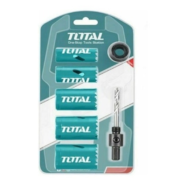 Juego 7 Mechas Bimetal Copa Madera Metal Pvc Total Tacsh1071 - Imagen 2