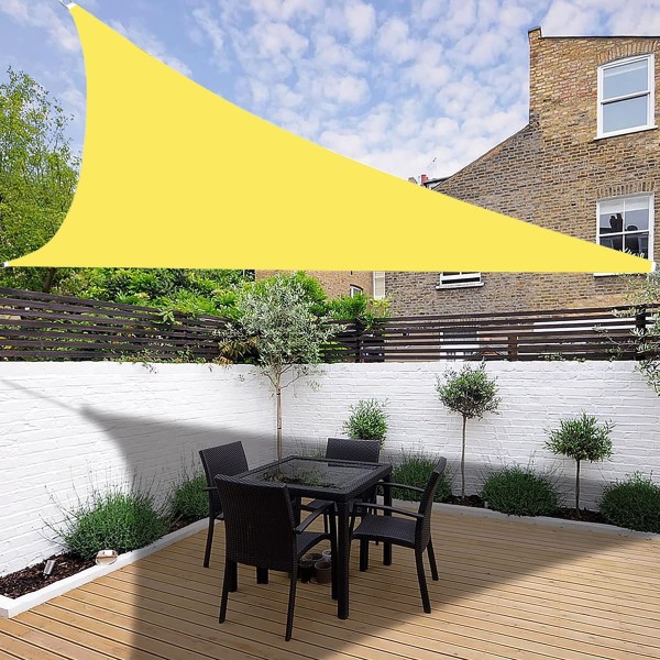 Malla Sombra Vela Toldo 5 X 5mts Jardin Elsue Triangular - Imagen 4