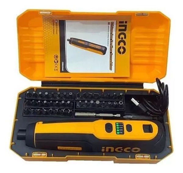 Kit Atornillador Csdli0403 A Bateria 4v Ingco Destornillador - Imagen 2