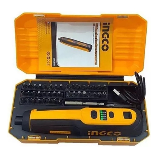 Kit Atornillador Csdli0403 A Bateria 4v Ingco Destornillador - Imagen 2
