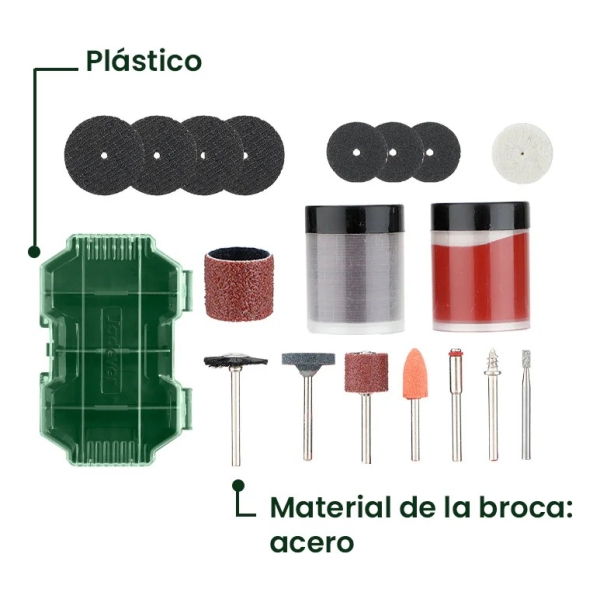 Set De 80 Piezas Para Mini Torno Jadever Jdrr7080 - Imagen 3