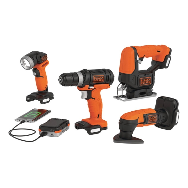 Set 4 Herramientas 12v Black & Decker Profesional Bdck502 - Imagen 2