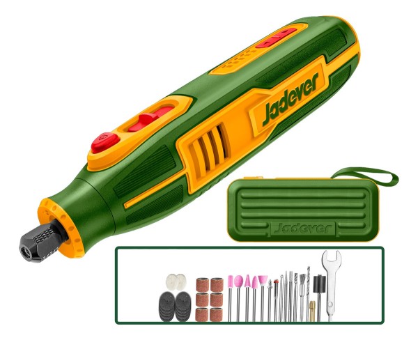 Mini Torno Recargable Con Accesorios Jadever