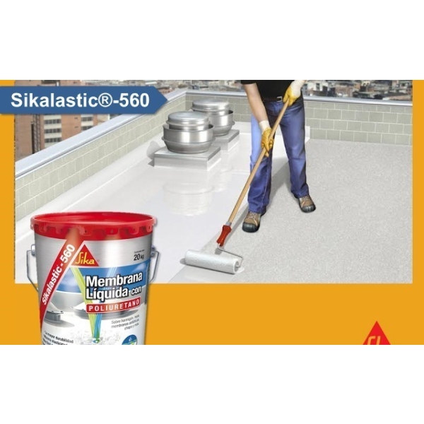 Membrana Liquida Sikalastic 560 Impermeabilizante 20kg Sika - Imagen 3