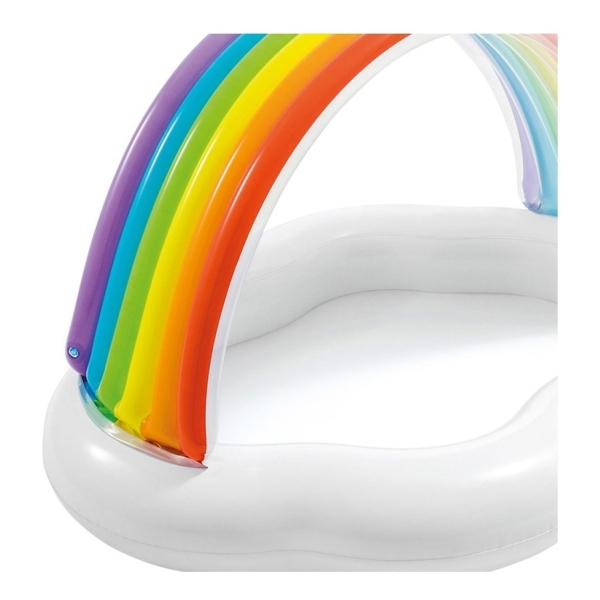 Piscina Inflable Infantil Con Techo Arcoiris 82l Intex 57141 - Imagen 2