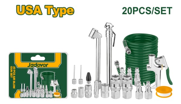 Set 20 Piezas Pistola Neumatica Jadever Jdqp9431 - Imagen 3