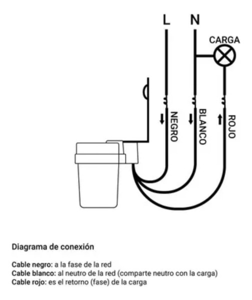 Fotocélula Reflector Lampara Tubo 1200w 3cables Interruptor - Imagen 4