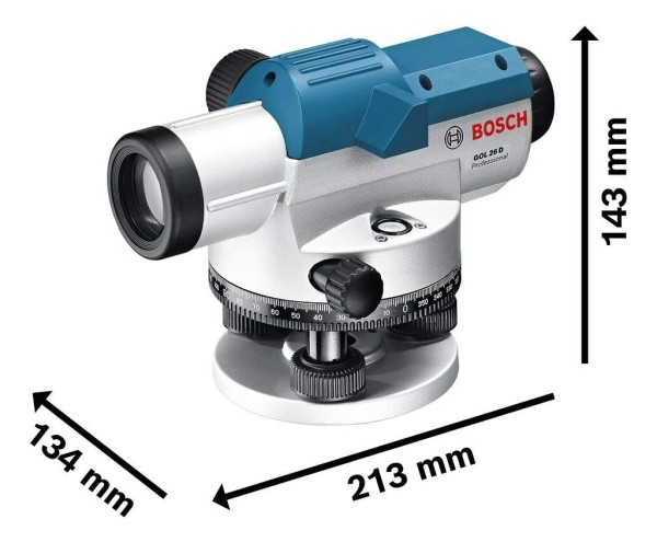 Nivel Óptico Bosch Gol 26 D 26x Aumento 100m Elsue - Imagen 3