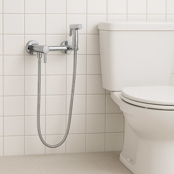 Ducha Higienica Exterior Frio/caliente Cromado - Imagen 2
